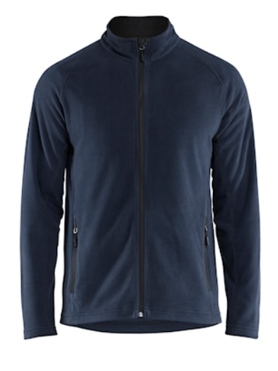 KMAR heren microfleecevest in marineblauw