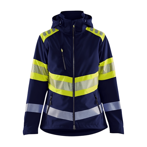 BLÅKLÄDER Softshell Damesjack High Vis 4404 in diverse kleuren