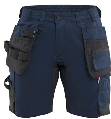 BLÅKLÄDER Dames short 7133 2-weg stretch met gereedschapszakken