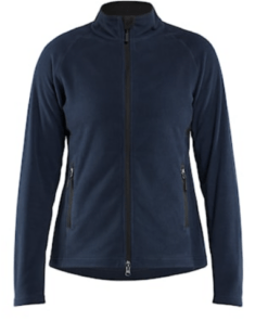 KMAR dames microfleecevest in marineblauw
